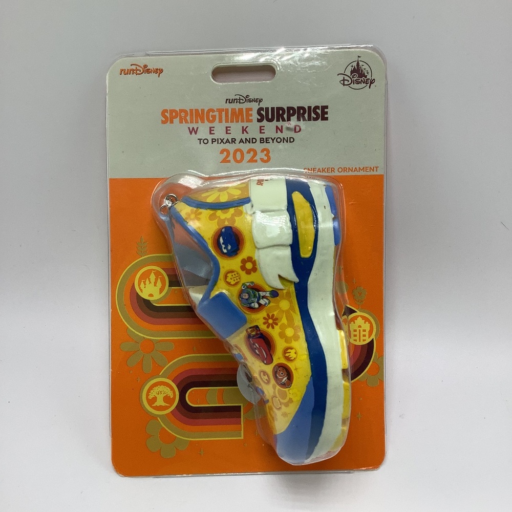2023 Disney Parks RunDisney Springtime Surprise Pixar Weekend Sneaker Ornament
